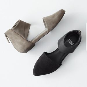 Eileen Fisher Allot Ankle- Wrap Ballet Flats